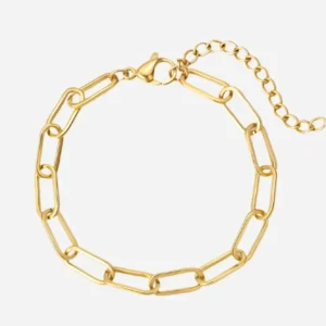 ANDCOPENHAGEN - ARMBÅND - 18 KARAT GULDBELAGT - CHUNKY CHAIN SANNI