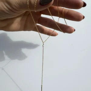 ANDCOPENHAGEN - HALSKÆDE - 18 KARAT GULDBELAGT 925 STERLINGSØLV - ELEONORA